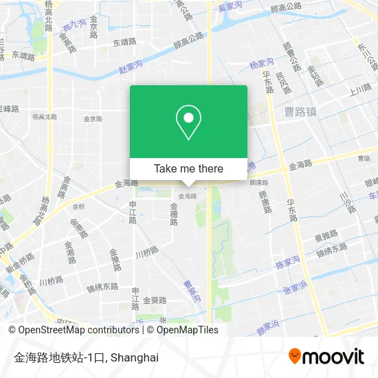 金海路地铁站-1口 map