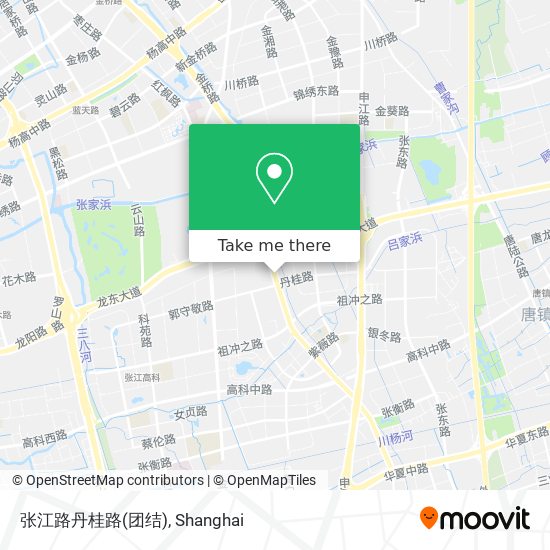 张江路丹桂路(团结) map