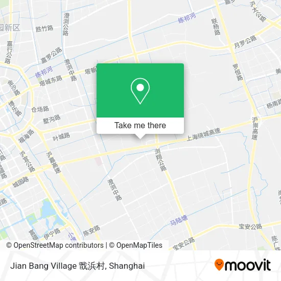 Jian Bang Village 戬浜村 map