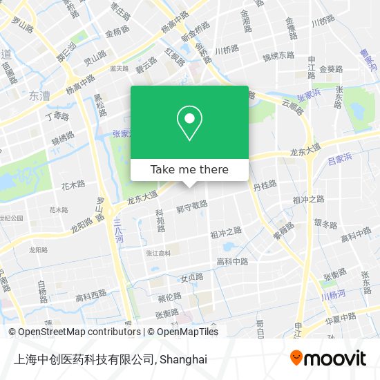 上海中创医药科技有限公司 map