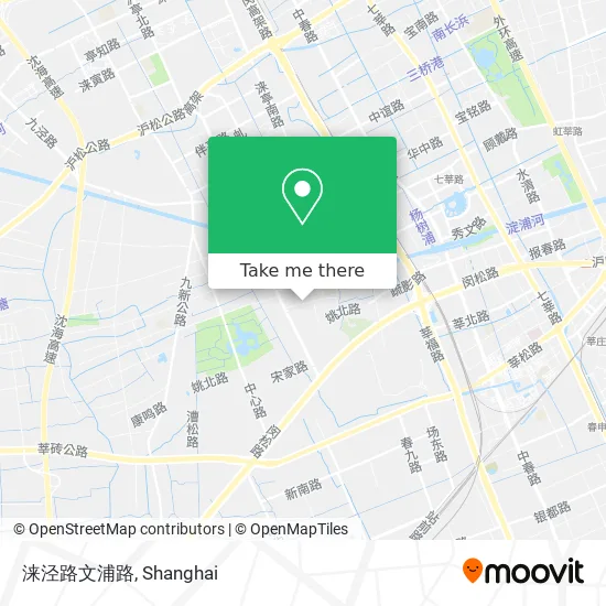 涞泾路文浦路 map