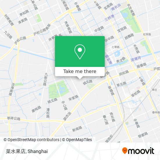 菜水果店 map
