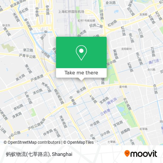 蚂蚁物流(七莘路店) map