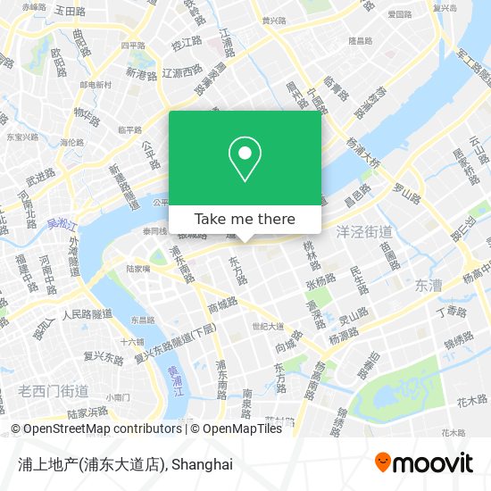 浦上地产(浦东大道店) map