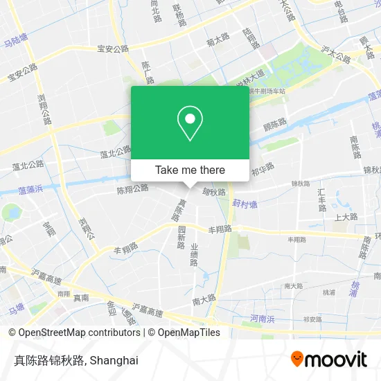 真陈路锦秋路 map