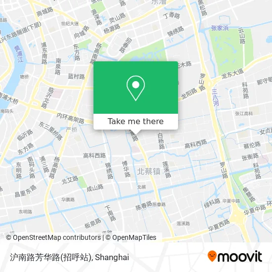 沪南路芳华路(招呼站) map