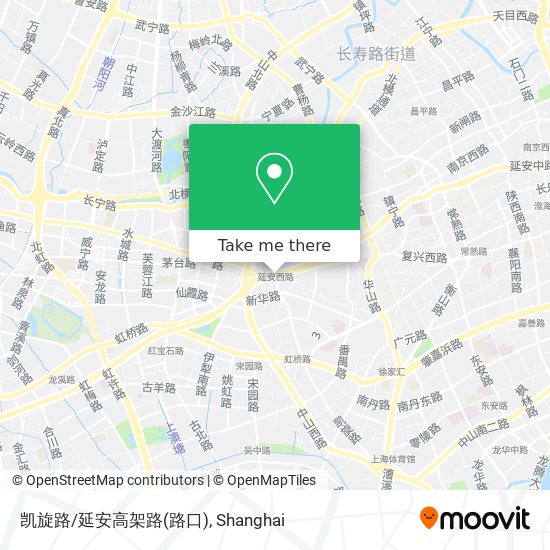 凯旋路/延安高架路(路口) map