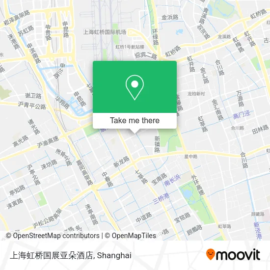 上海虹桥国展亚朵酒店 map