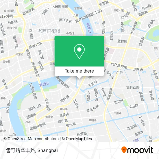 雪野路华丰路 map