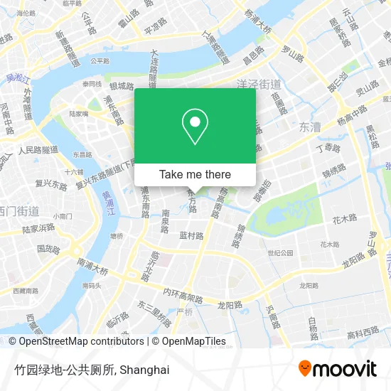 竹园绿地-公共厕所 map