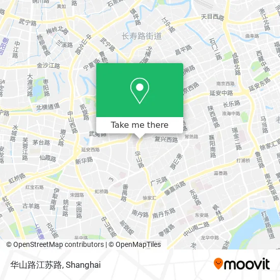 华山路江苏路 map