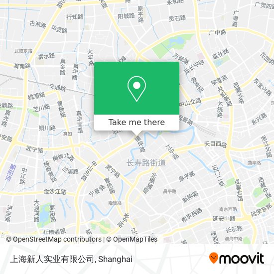 上海新人实业有限公司 map