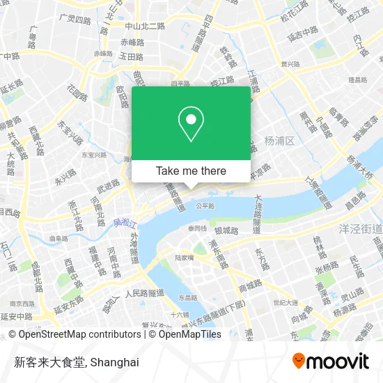 新客来大食堂 map