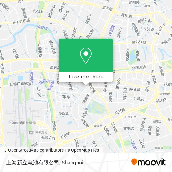 上海新立电池有限公司 map