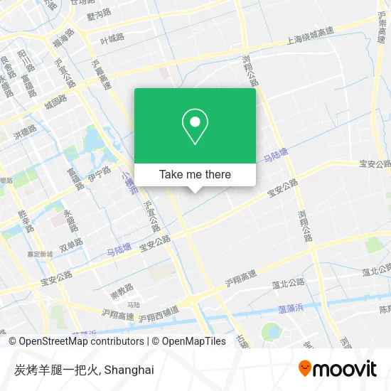 炭烤羊腿一把火 map