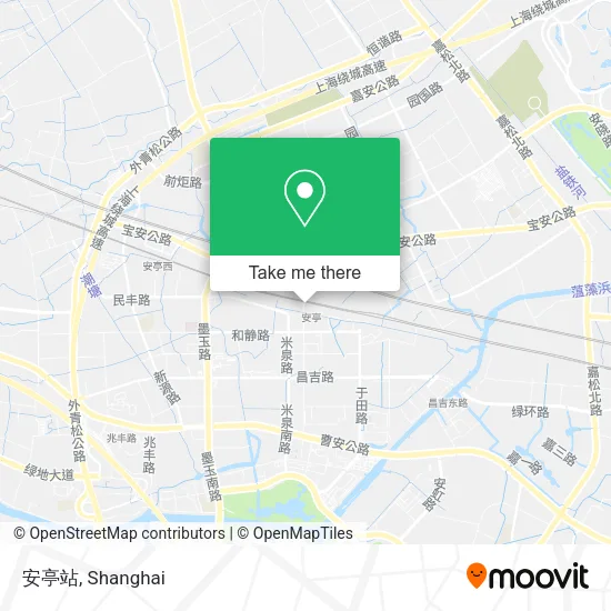 安亭站 map