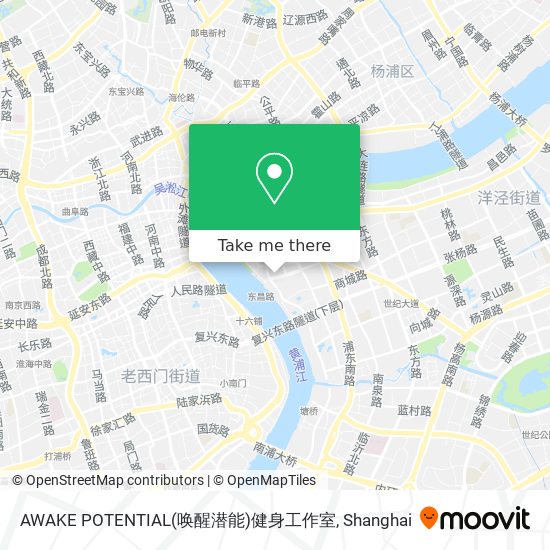 AWAKE POTENTIAL(唤醒潜能)健身工作室 map