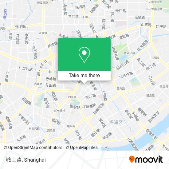 鞍山路 map