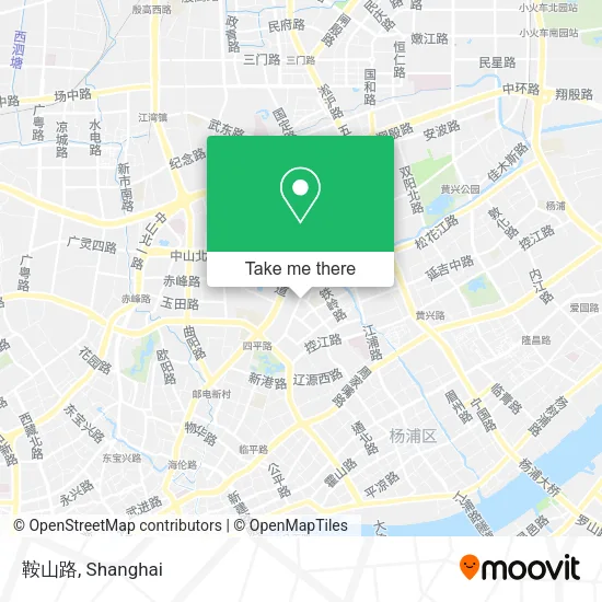 鞍山路 map