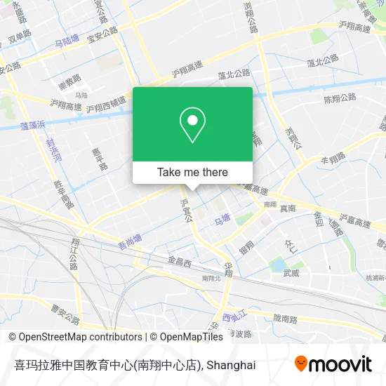 喜玛拉雅中国教育中心(南翔中心店) map