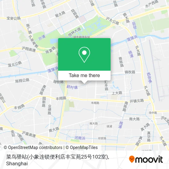 菜鸟驿站(小象连锁便利店丰宝苑25号102室) map