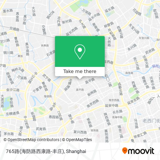765路(海防路西康路-丰庄) map