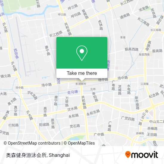 奥森健身游泳会所 map