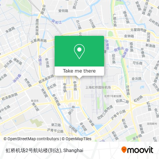 虹桥机场2号航站楼(到达) map