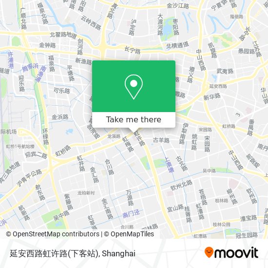 延安西路虹许路(下客站) map