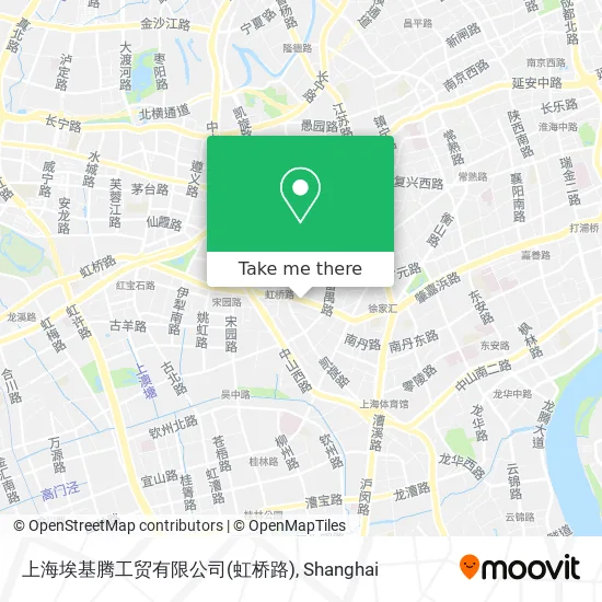 上海埃基腾工贸有限公司(虹桥路) map
