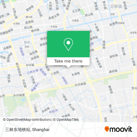 三林东地铁站 map