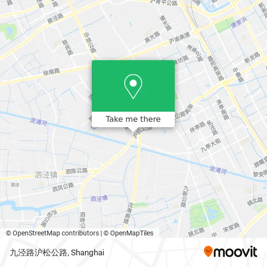 九泾路沪松公路 map