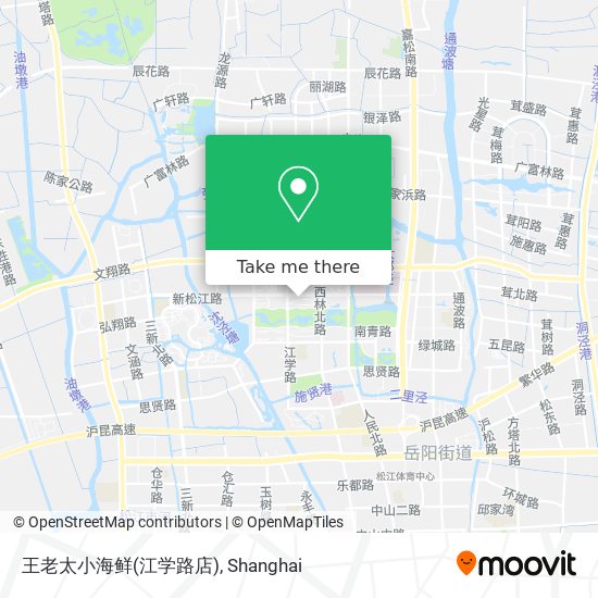 王老太小海鲜(江学路店) map