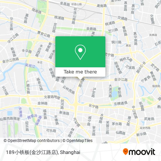 189小铁板(金沙江路店) map