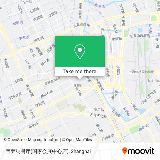 宝莱纳餐厅(国家会展中心店) map