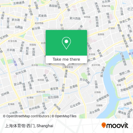 上海体育馆-西门 map