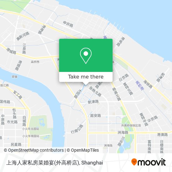 上海人家私房菜婚宴(外高桥店) map