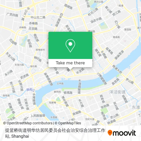 提篮桥街道明华坊居民委员会社会治安综合治理工作站 map
