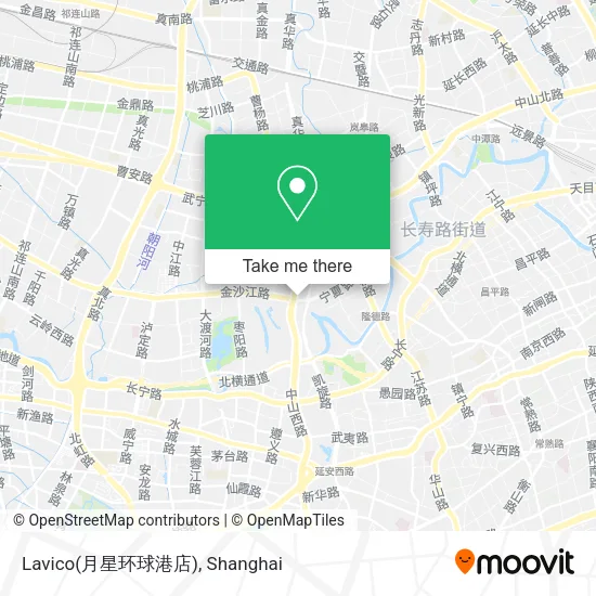 Lavico(月星环球港店) map