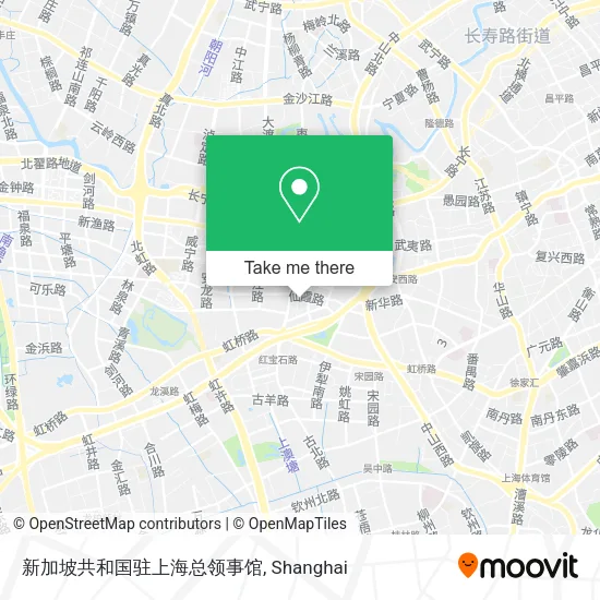 新加坡共和国驻上海总领事馆 map