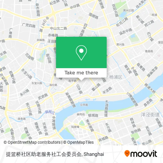 提篮桥社区助老服务社工会委员会 map