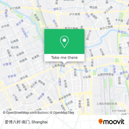 爱博六村-南门 map