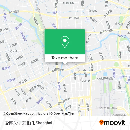 爱博六村-东北门 map