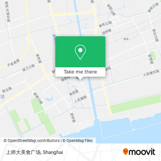 上师大美食广场 map