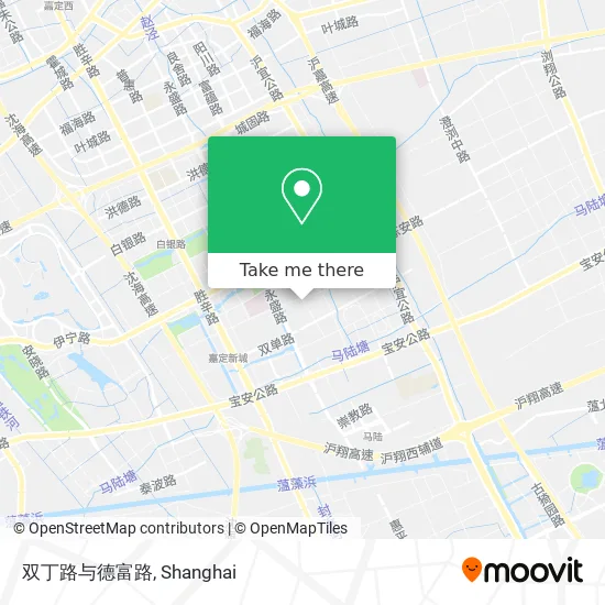 双丁路与德富路 map