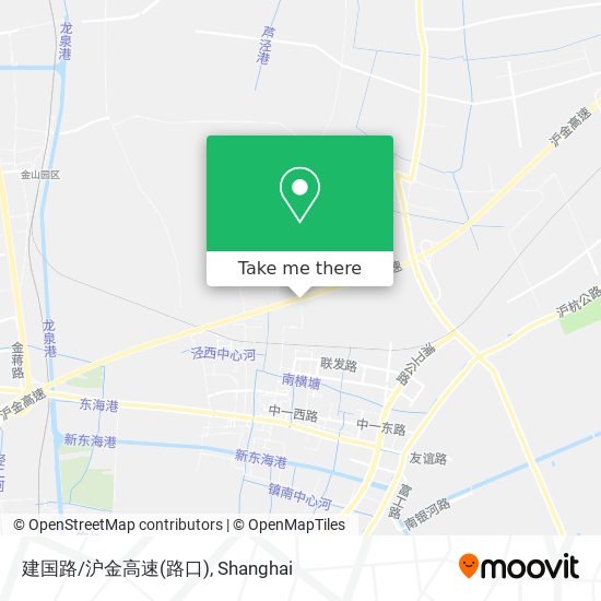建国路/沪金高速(路口) map