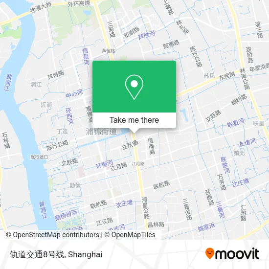 轨道交通8号线 map
