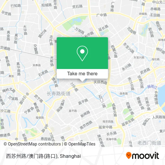 西苏州路/澳门路(路口) map