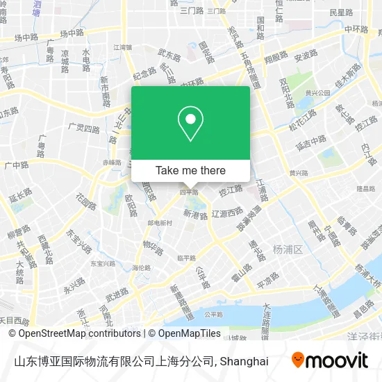 山东博亚国际物流有限公司上海分公司 map