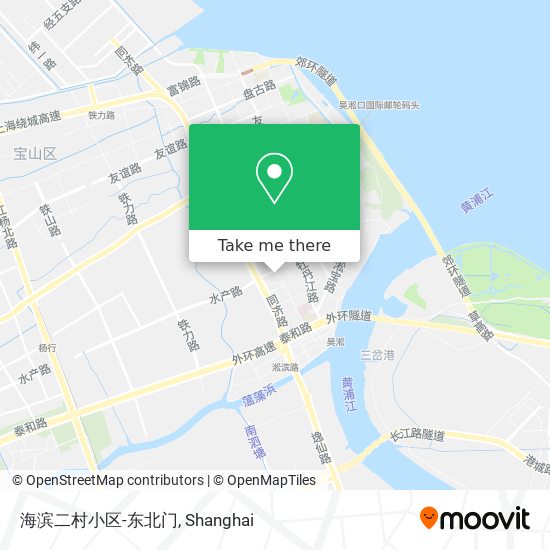 海滨二村小区-东北门 map